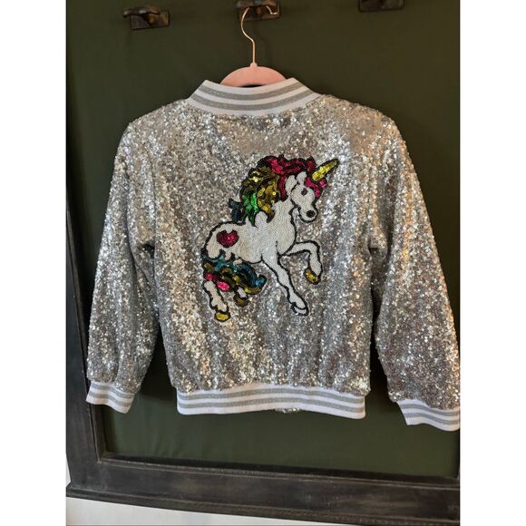 Lola + the boys Unicorn Jacket Size 8 - Picture 8 of 12